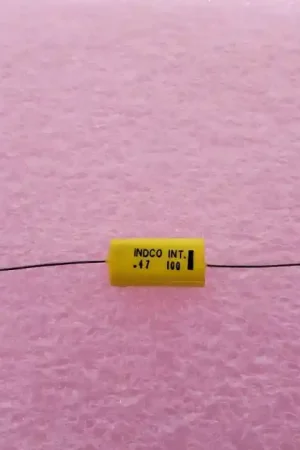 INDCO Int - AM474M100V - 0.47uf, 100V Axial Leads, Metallized Poly Film. Package of 10. Discount