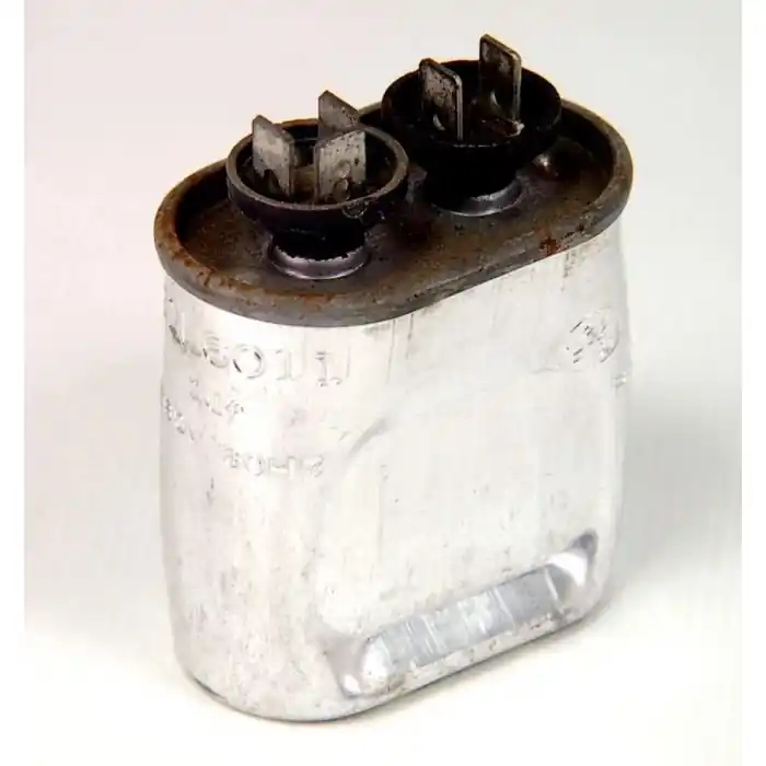 General Electric - 21L6011 - Capacitor, oil-filled. 1uF 660VAC 60Hz. Motor Run Capacitor, Used. Super Sale