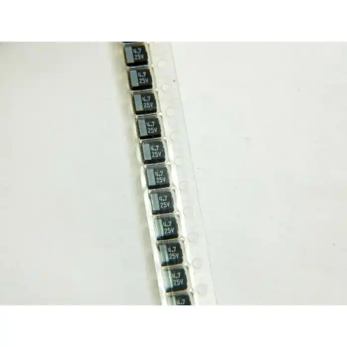 In Demand PANASONIC - ECST1EX475R - Capacitor, SMD. 4.7uF 25V. Package of 25.