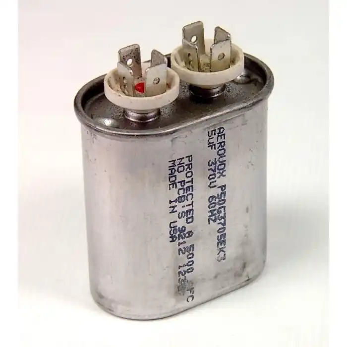 Aerovox - P50G3705EK3 - Capacitor, Oil-Filled. 5uF 370VAC 60Hz. Time-Limited