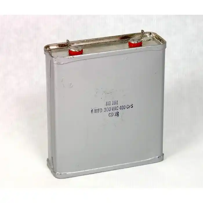 Cornell Dubilier - KG161 - Capacitor, Oil-Filled. 6uF 300VAC 400CPS. Final Sale