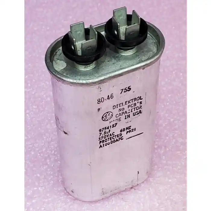 General Electric - 97F4157 - Capacitor, Oil-Filled, 7.5uF 370VAC. Editor’s Pick