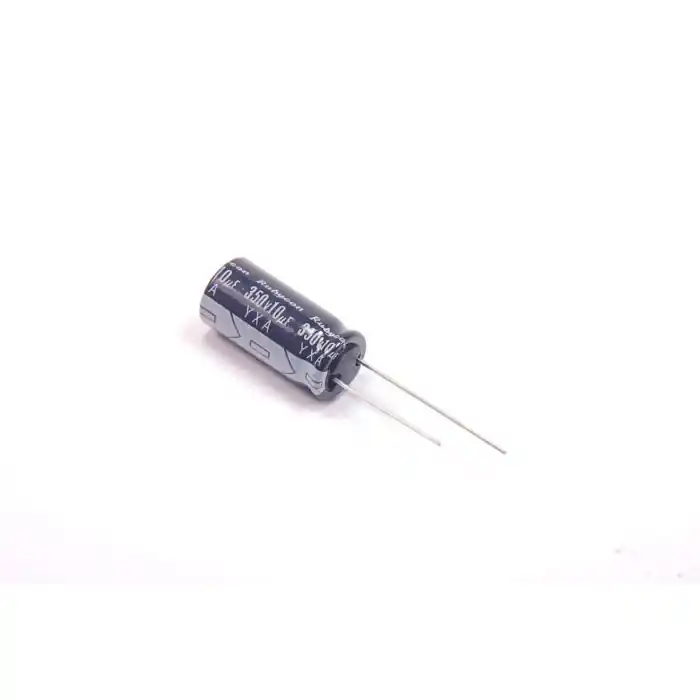 Rubycon - 350YXA10M - Capacitor, Electrolytic. 10uF 350V. Package of 4. Low Price