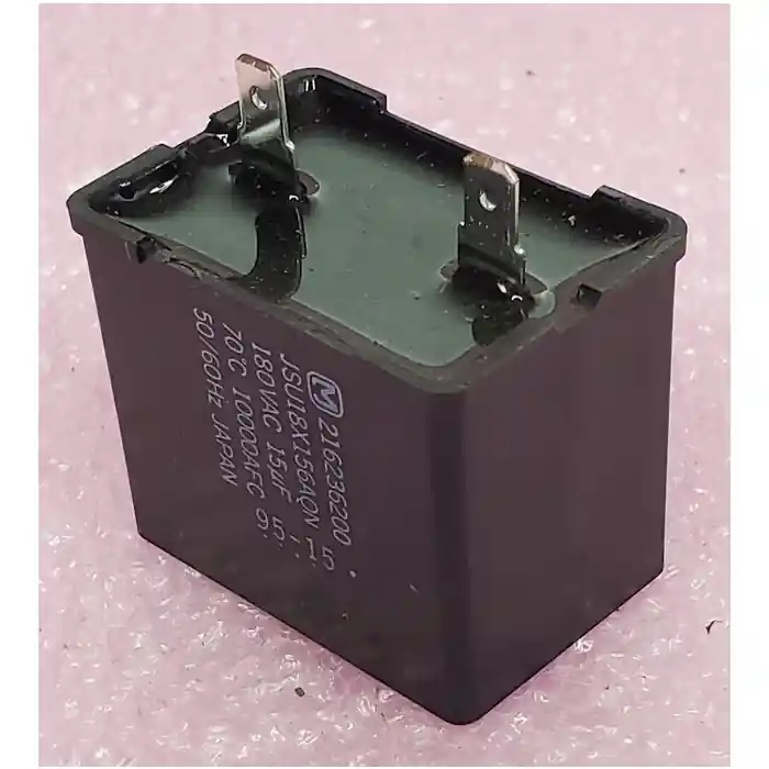 Crafted Panasonic - Matsushita - Duke - JSU18X156AQN - MFB180v15-SPQV - Capacitor, AC. 15uF 180VAC. Non-Polarized.