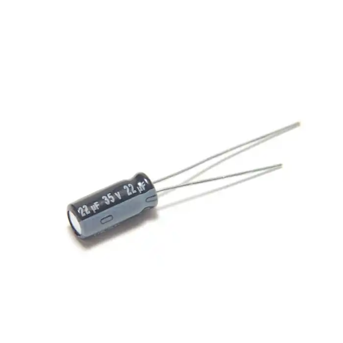 Editor’s Pick NICHICON - UVR1V220MDD - Electrolytic. 22uF 35V. Package of 25.
