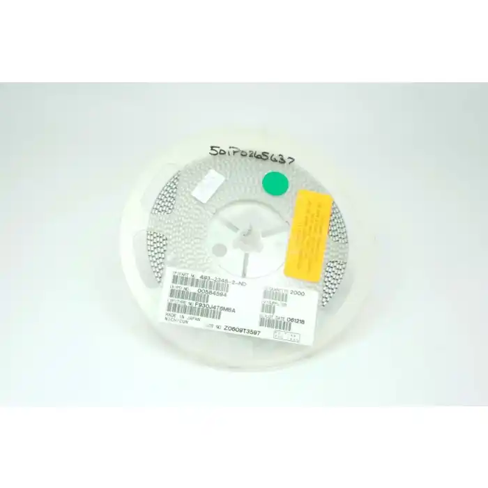 Don’t Miss Out NICHICON - F930J476MBA - Capacitor, SMD. 47uF 6.3V. Package of 25.