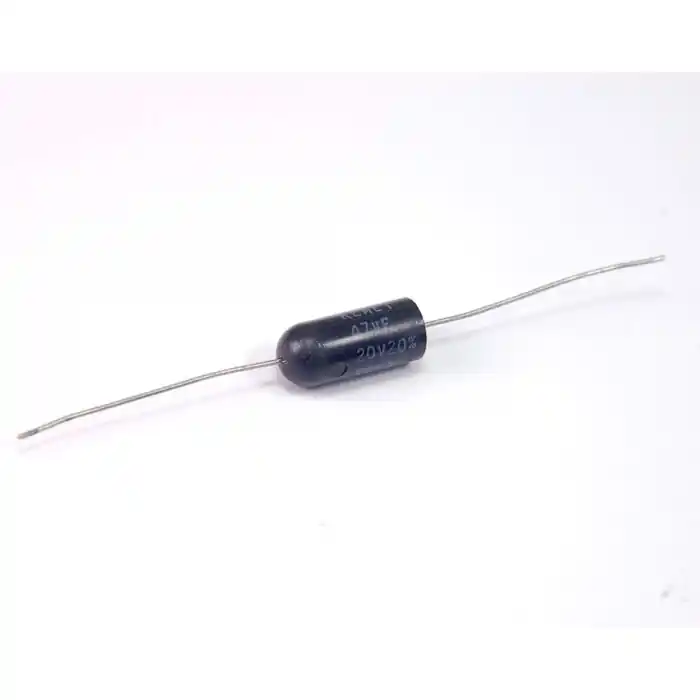 KEMET - T310/47UF/20 - Capacitor, tantalum. 47uf 20V. Axial. Instant Buy