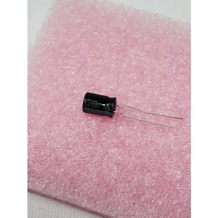Don’t Miss Out NICHICON - UVR1H101MPD1TA - Capacitor, Electrolytic. 100uF 50V. Package or 10