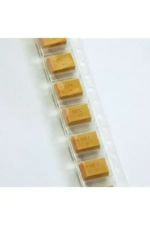 AVX - TPSE107K016R0125 - Capacitor, tantalum. 100uF 16V. Trending