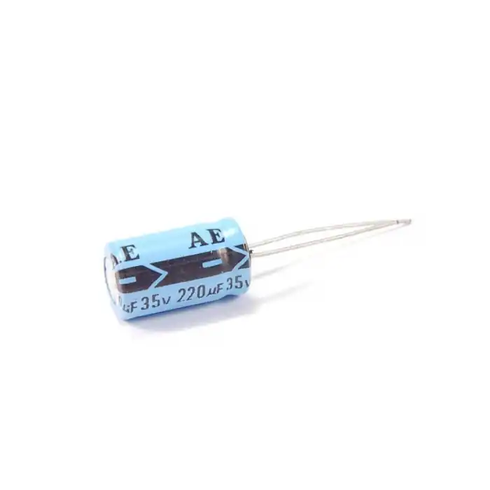Free Shipping AE - CAP2042 - Electrolytic. 220uF 35V. Package of 10.