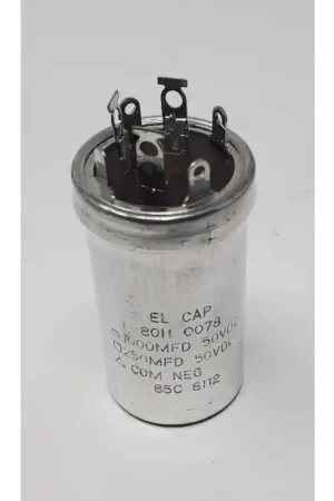 ElectroCraft - EL CAP - 8011 0078 - CAP1684 - Dual Section, 1000uF & 250uF @50 VDC, Type FP Viral