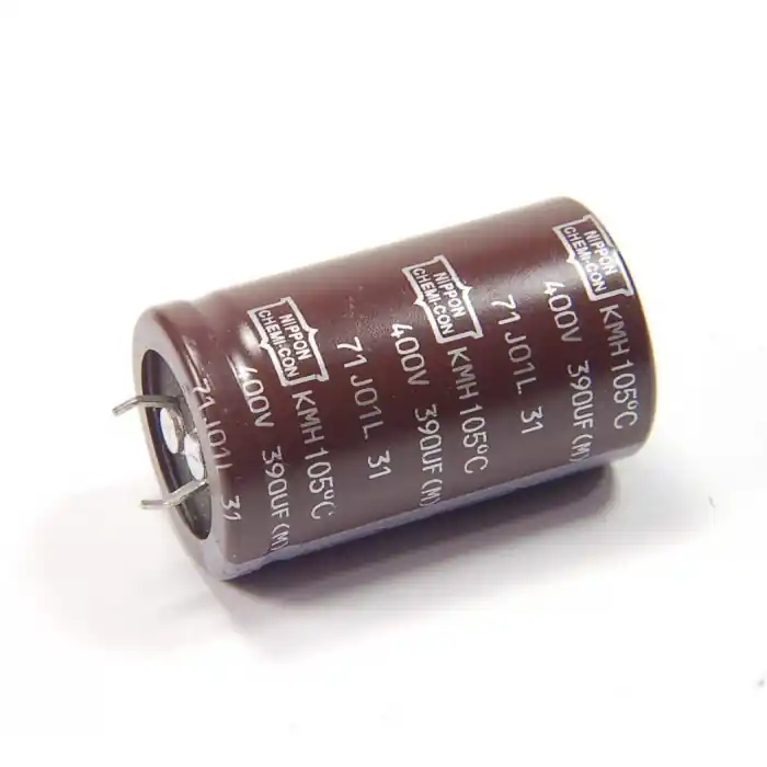 Secure Checkout NIPPON CHEMI-CON - LGU4D390 - CAP1027 - Capacitor, Electrolytic. 390uF 400VDC.