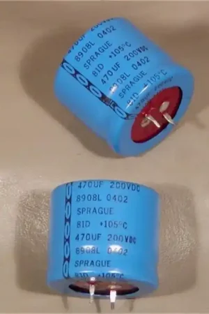 Sprague - 81D471M200MB5 - Capacitor, electrolytic. 470uF 200V. Super Sale