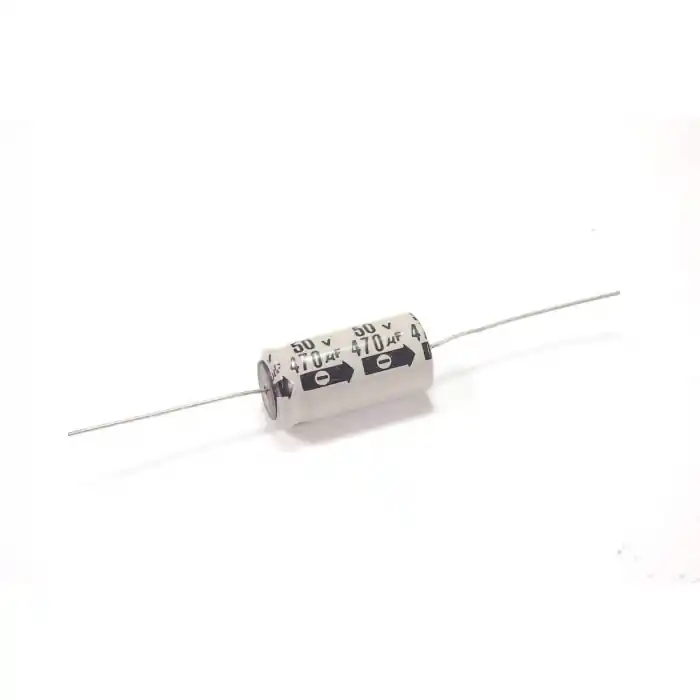 EDMAR ELECTRONICS - CAP403 - Capacitor, electrolytic. 470uF 50VDC. Axial. Luxury