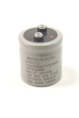 Factory Price Mepco/Electra - 3192EA581T150AMA2 - Capacitor, electrolytic. 580uF 150VDC.
