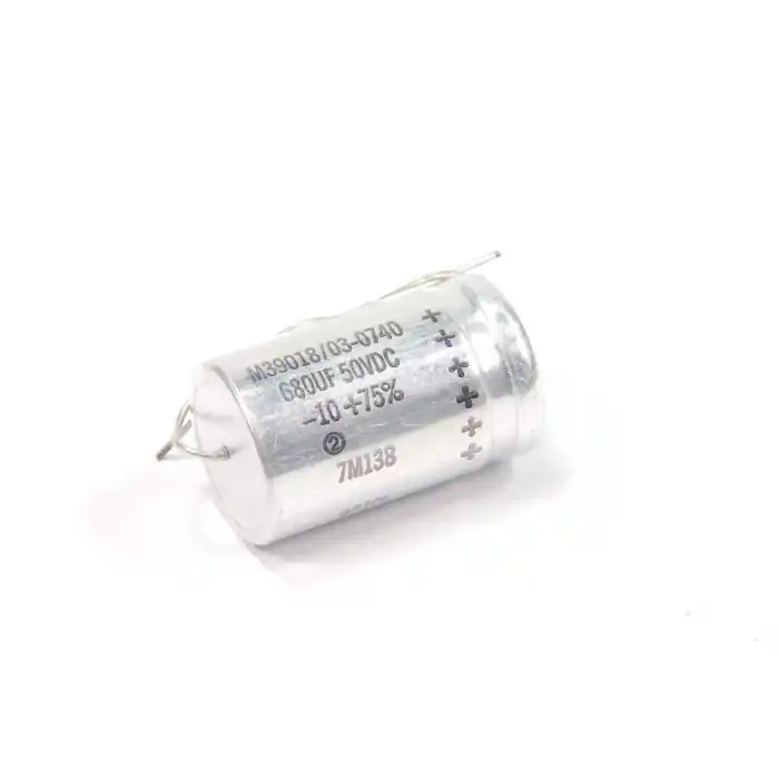 Sprague - M39018/03-0740 - Capacitor, Electrolytic. 680uF 50V. Flash Sale