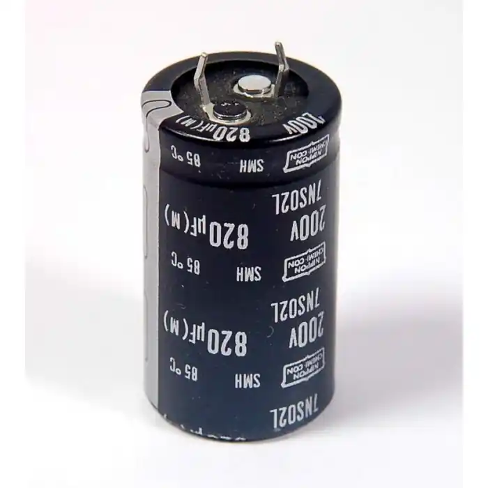 United Nippon Chemi-Con - 7NS02L - CAP287 - 820UF 200VDC New snap-in Electrolytic Capacitor. Certified