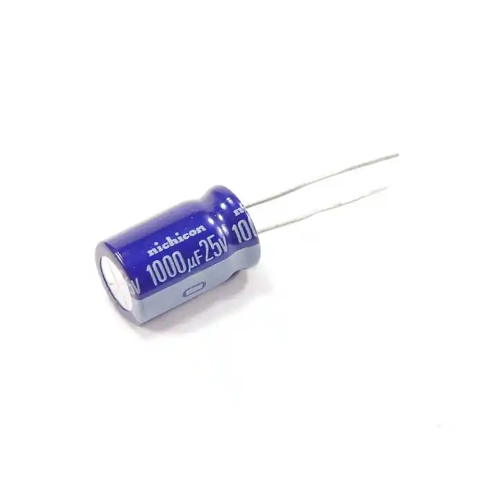Nichicon - UVX1E102MHA1TO - Capacitor, Electrolytic. 1000uF 25V. Original
