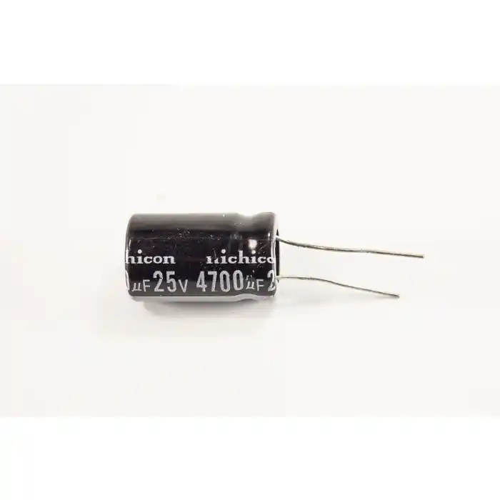 Nichicon - UVY1E472MHD - Capacitor, Electrolytic. 4700uF 25V. Radial. New. Budget