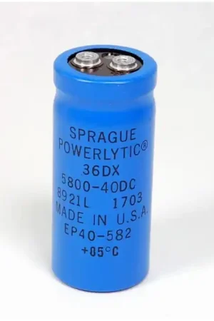 Trusted Brand Vishay Sprague - 36DX582G040AB2A - Capacitor, electrolytic. 5,800uF 40VDC.