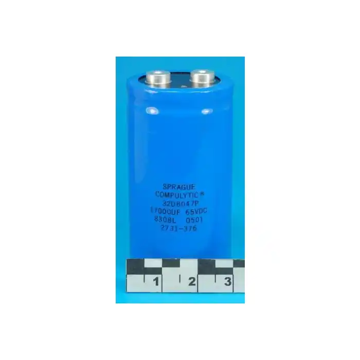 Hot Picks Sprague Compulytic - 32D8047P - Capacitor. 17,000uF 65VDC, Aluminum Electrolytic Computer Grade, New.