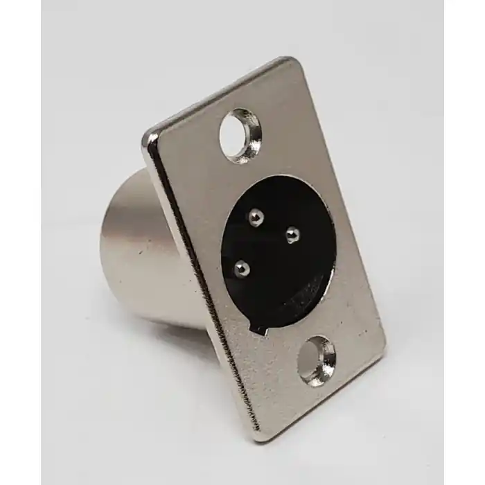 Limited Time King Net Enterprise - 89M-108-3N - 3 PIN XLR Panel Mount, Male 3 Pole / Conductor Panel Mount.