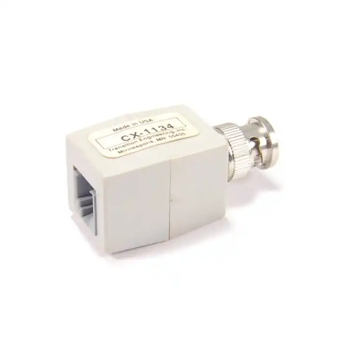 TRANSITION ENGINEERING - CX-1134 - CX Series RJ11 to BNC balun Adapter. New Release