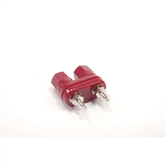 Certified SPC Technology / SAMAR - 4-876-R - SPC15375 - Connector, Dual 5-Way Binding Post. Red.