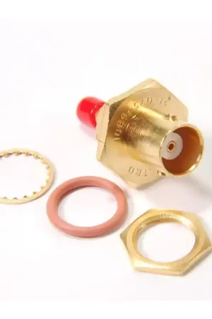 ITT Cannon Sealectro - 51-075-6801 - Connector, BNC. Bulkhead to SMB (Snap-On) Plug 50 Ohm. Premium