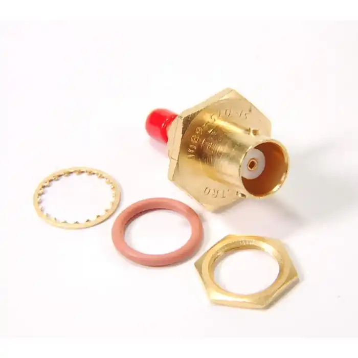 ITT Cannon Sealectro - 51-075-6801 - Connector, BNC. Bulkhead to SMB (Snap-On) Plug 50 Ohm. Premium