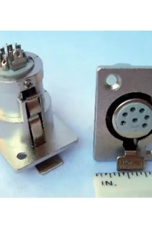OMNITRONICS - 89M-107-7N  - 7-Pin (F) XLR Panel Mount Socket Top Rated