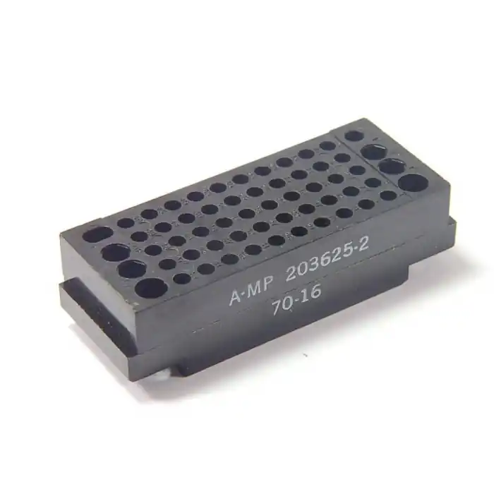 Discount TE Connectivity AMP INC - 203625-2 - Connector, Rectangular. 50 Position Socket Block.