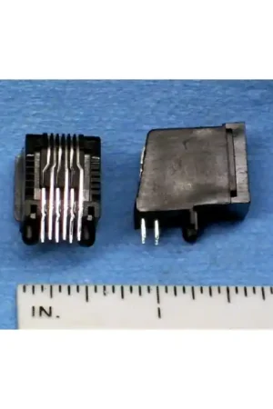 Budget Unidentified MFG - RJ12 - RJ 12 Right Angle, 6P6C, Female Network Modular/ Telephone/ Computer Jack