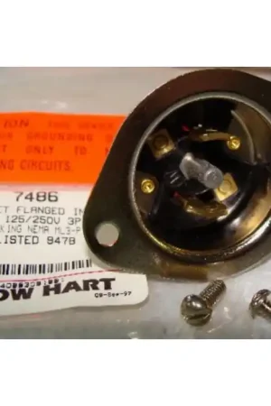 In Demand ARROW -HART - 7486 - Connector, power. 3P 15Amp 125/250V.