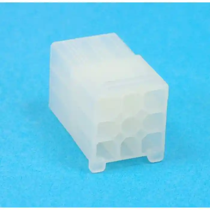Luxury Waldom/Molex - 5025-09P1 - 015-31-1093 - Connector, Housing. 9 Position. 4.8mm Crimp ST Panel Mount.