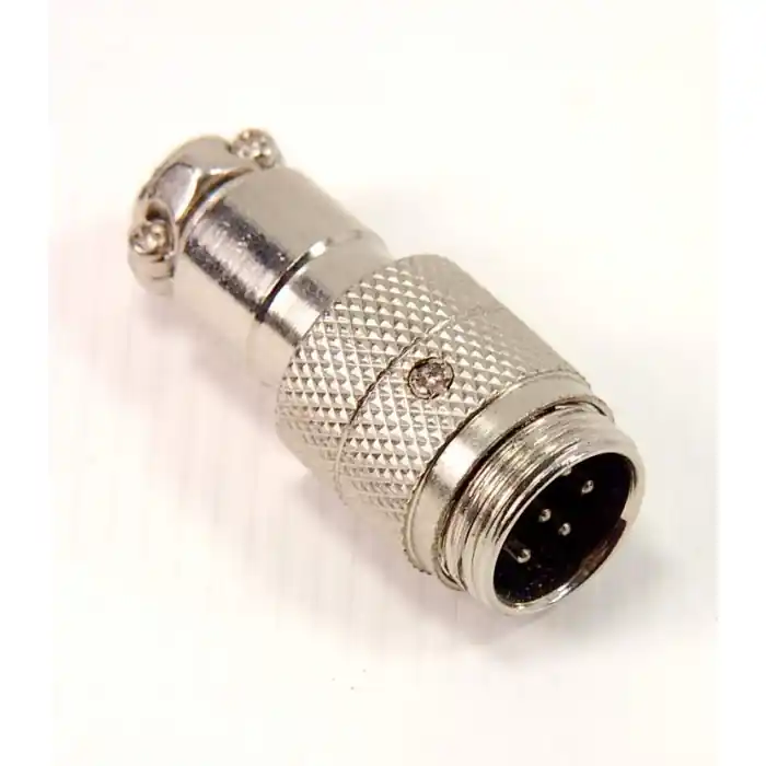 Seasonal Sale Unidentified MFG - 6pin round - 6-pin Male Threaded cable plug