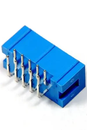 Limited Edition THOMAS & BETTS - 609-1007 - Connector, Header. Male 10 Pin (5 x 2). Right Angle.