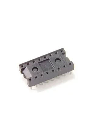 Place Order SCANBE - 70616-12 - US2-16-110NB - Connector, IC socket. 16 Dip. Package of 25.