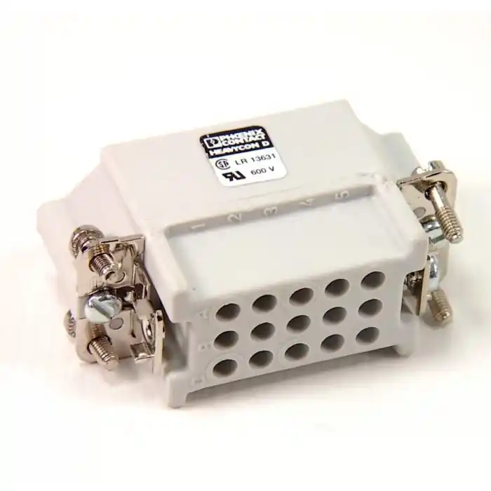 Phoenix Contacts - 18 Position - Connector, rectangular. 15 Position. Order Now