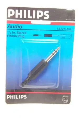 Seasonal Sale Philips - SBA2114A01 - 1/4" AUDIO PLUG PLASTIC STEREO