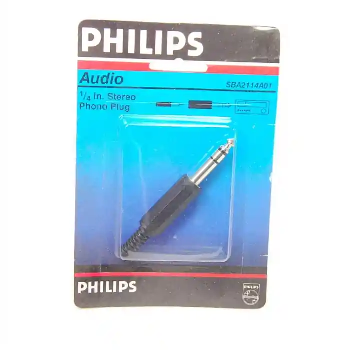Seasonal Sale Philips - SBA2114A01 - 1/4" AUDIO PLUG PLASTIC STEREO