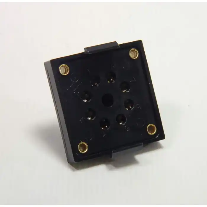 Price Cut POLYCASE PRODUCTS - B15-OP8MX - 8-Pin Circular Connector, Octal Relay Base, Square Socket /Header
