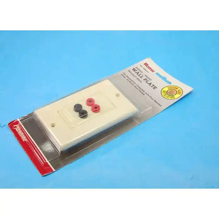 Direct From Manufacturer PFANTONE - CH-14BN41V - Wall Plate. Dual Gang with 4 Banana Jacks.