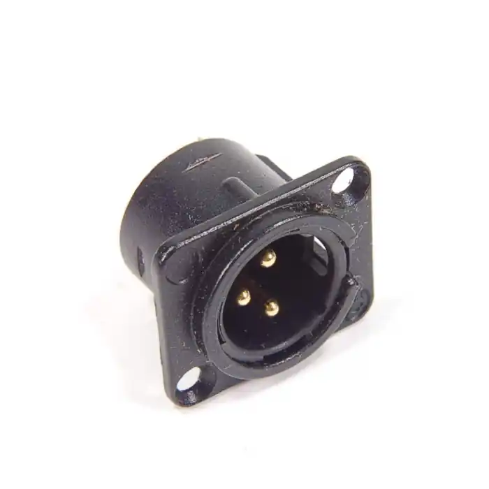 Factory Price NEUTRIK USA INC - NC3MD-L-B-1 - Connector, XLR. 3 Pin Male, Panel.