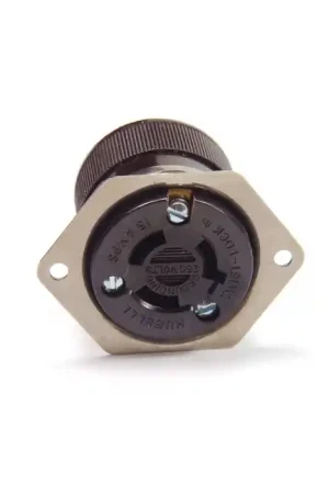 HUBBELL - HBL4585 - Power Entry, 15 A (Female) 250 Volt Twist Lock Trusted Brand