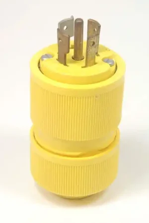Top Pick General Electric - L21-20 - 8-646 - Connector, Twist-Lock. 20Amp 120/208VAC 3Phase 5 Wire Locking Plug.