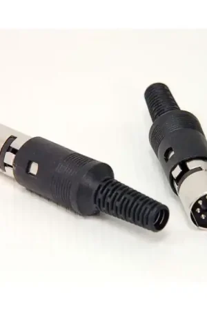 Best Choice CUI Devices - SD-50 - Circular Din. Male 5 Pin Modular, 5P Plug, Straight Cable Mount.