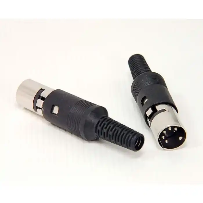 Best Choice CUI Devices - SD-50 - Circular Din. Male 5 Pin Modular, 5P Plug, Straight Cable Mount.