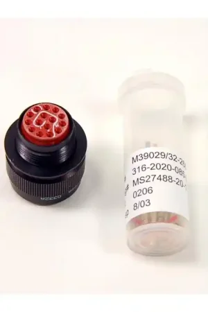 Original CINCH - MS24266R14T15S8 - Connectors, Circular. Military 15-Position (Male).