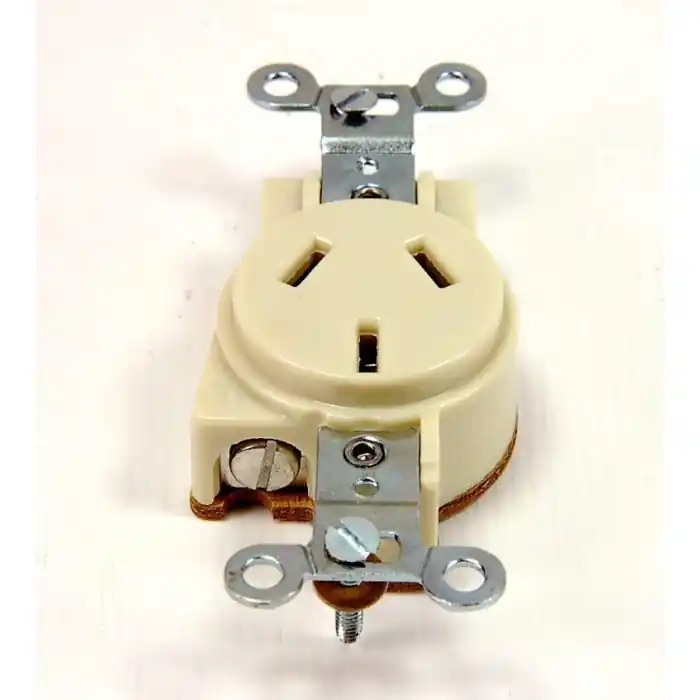 Shop Now CHALLENGER - 2520-I - 80275-0 - Receptacle. 20Amp 125/250VAC, NEMA 10-20R